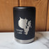 Sebago Lake Engraved  Beer Can Cooler- Black